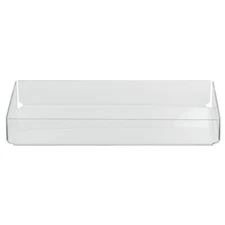 Cal-Mil Rectangular Clear Plastic Tray Replacement - 5 1/4"L x 11"W x 2"H