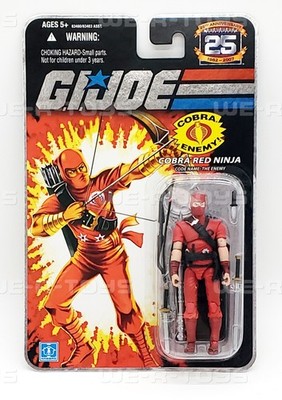 G.I. Joe 25th Anniversary Cobra Red Ninja 3.75