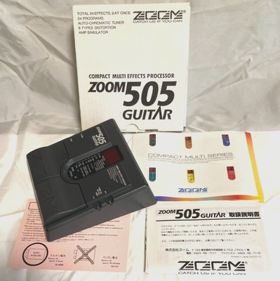[W/box] Zoom 505 Guitar Multi Effects Pedal Processor Made In Japan Free ship