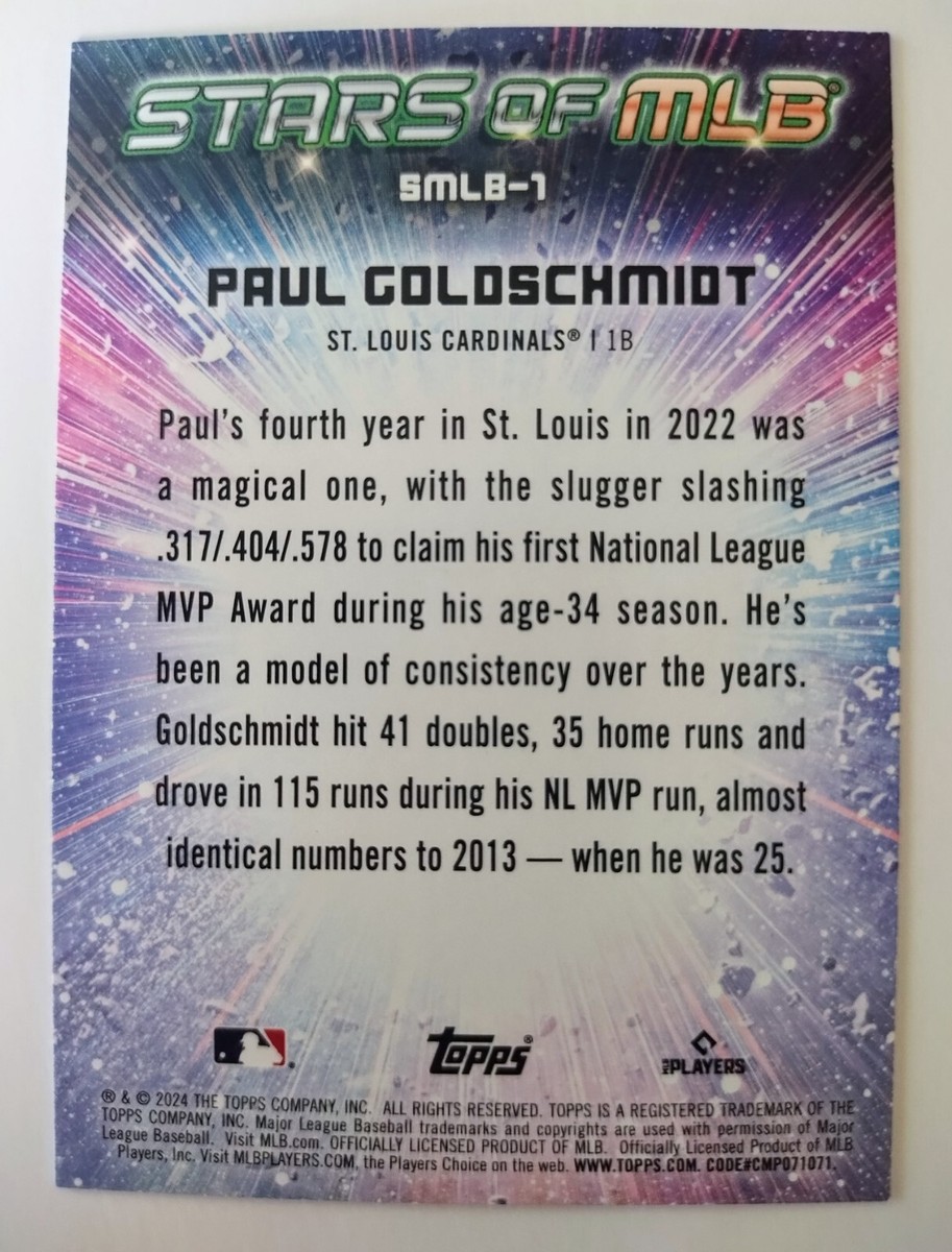 2024 Topps Series Stars of MLB Paul Goldschmidt #SMLB-1 St