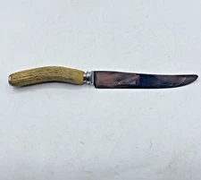 Cooper Brothers And Sons Sheffield England Antler Stag Knife Carving A