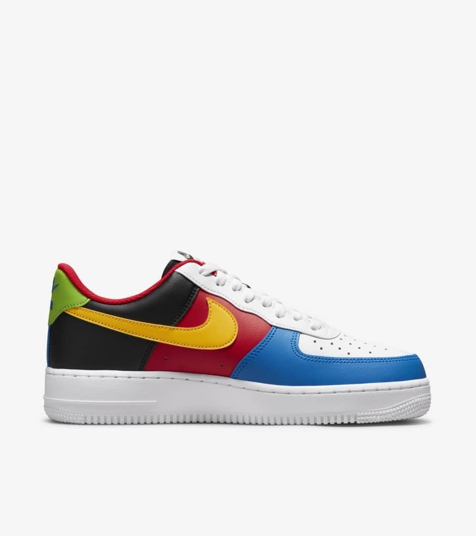 UNO x Nike Air Force 1 Low White Yellow University Red DC8887-100