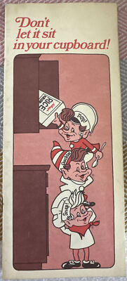 Kellog's Rice Krispies Cereal Recipe Booklet 1976 Don't Let It Sit In Cupboard