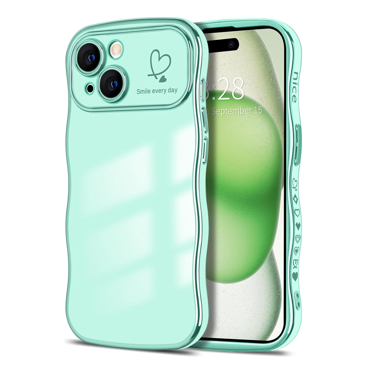 Custodia Wave Frame Antiurto Per IPhone (dall'11 Al 17 Pro Max) – Cover TPU Sottile E Lussuosa