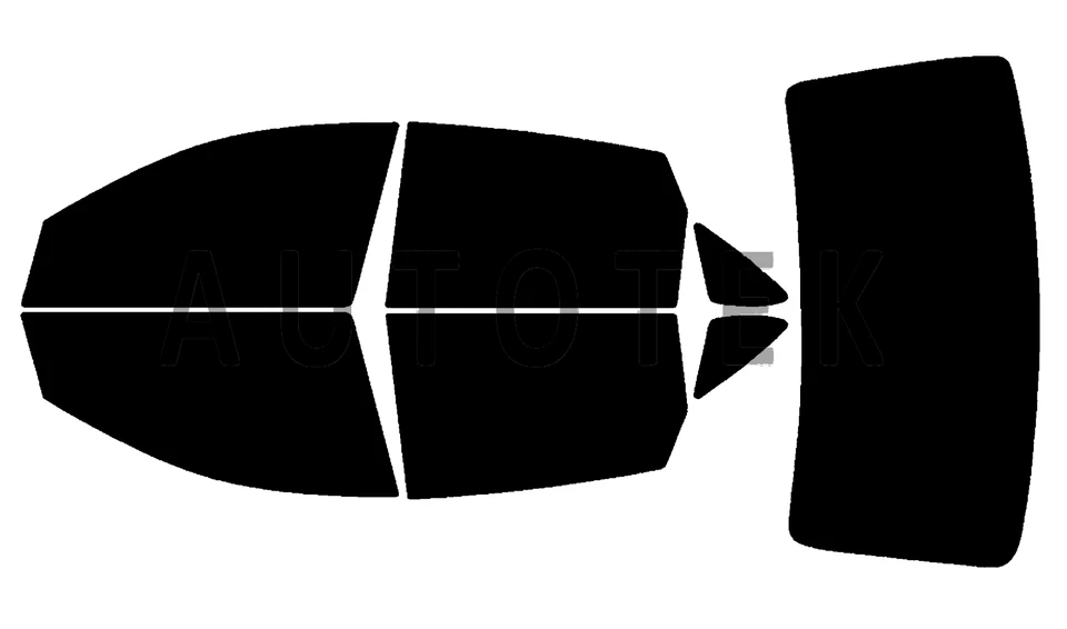 PreCut All Sides Window Film Any Tint Shade For Ford Focus Sedan 2008-2011 - Image 2 of 4