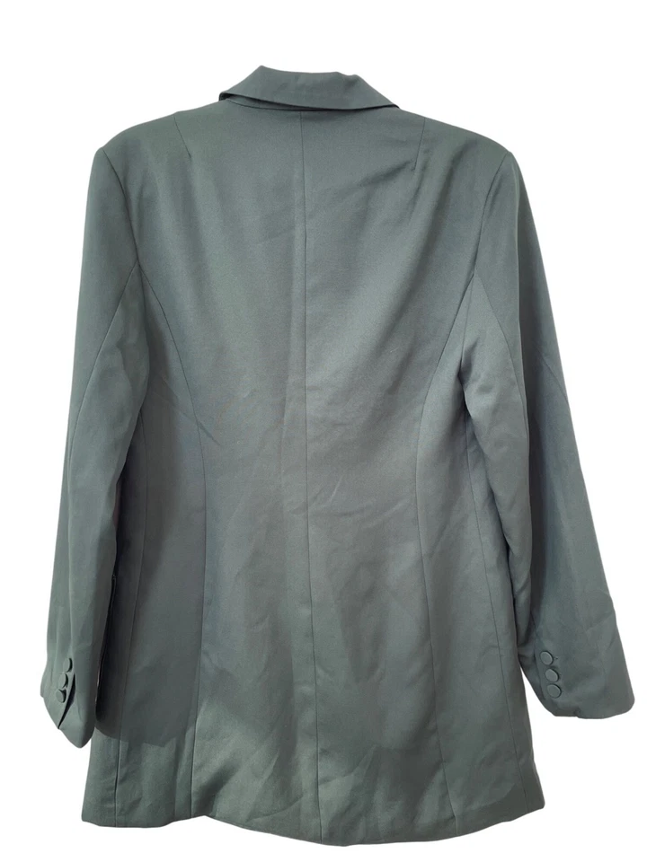 She + Sky Double Breasted Blazer Jacket Women S Green Career Business Casual NEW - Image 2 of 4