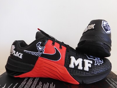 Nike Metcon 8 Mf Mat Fraser Black-White-Dark Smoke Grey Sz 13