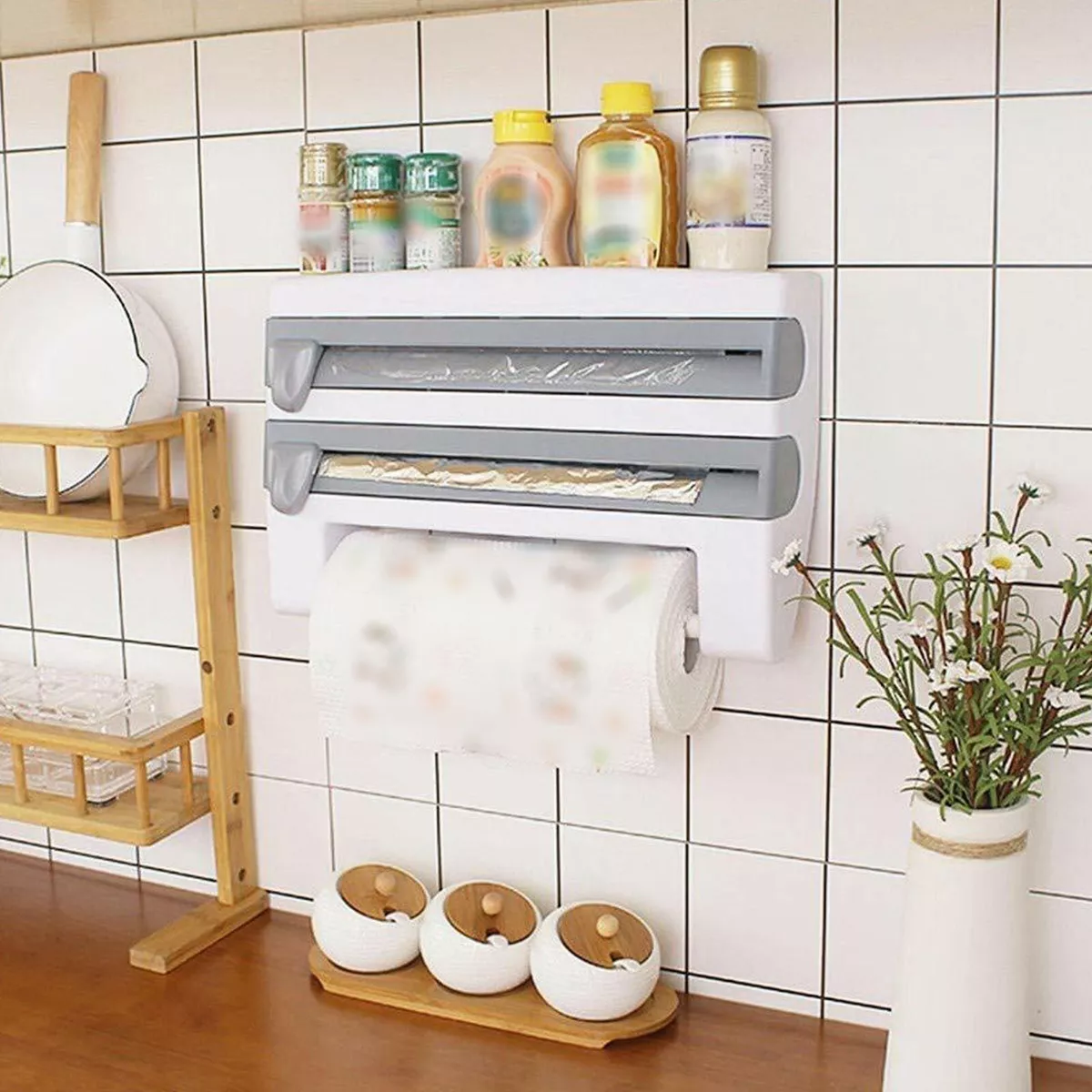 Multifunctional Kitchen Paper Towel Holder