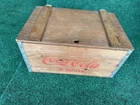 Vintage Coca Cola Wooden box 17.5 x 12 x 9 inches