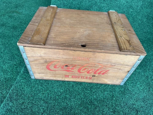Vintage Coca Cola Wooden box 17.5 x 12 x 9 inches