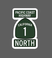 Pacific Coast Highway Sticker Waterproof