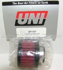 UNI UP-107 1" Clamp On Crankcase Differential Head Vent Breather Filter