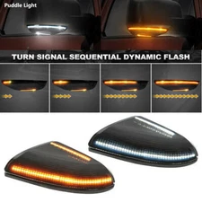 Sequential Switchback LED Side Mirror Turn Signal Light For Dodge Ram 1500 2500+