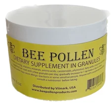 BEE POLLEN 100% Pure Natural Bee Pollen Granules 6 oz FDA Certified