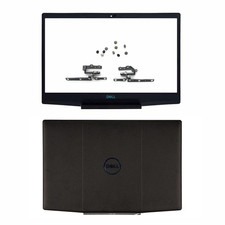New LCD Back Cover 0747KP LCD Front Bezel Hinges Screws For Dell G3 15 3590