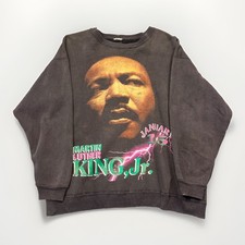 Vintage 1990’s Martin Luther King Jr. Rap Tee Style Crewneck Sweatshirt