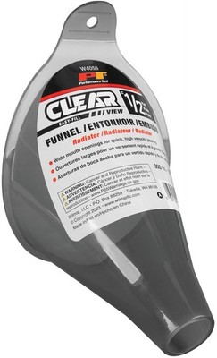 Performance Tool W4056 Clear View Easy-Fill Funnel - 1/2 Pint, Shallow Spout