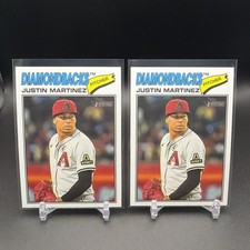 2026 Topps Heritage #263 Justin Martinez (2) Cards