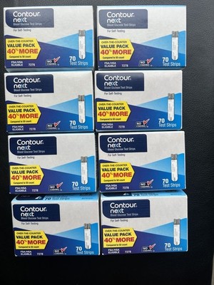 Contour Next Blood Glucose Test Strips 8x70ct