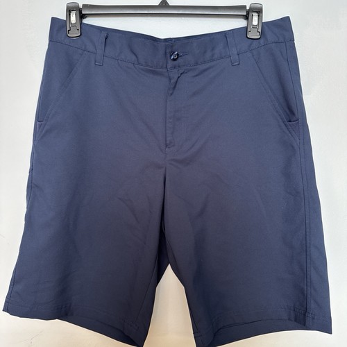 Fila Sport Golf dunkelblau Polyester Chino Shorts, Größe 34, gesticktes Logo - Bild 3 von 9