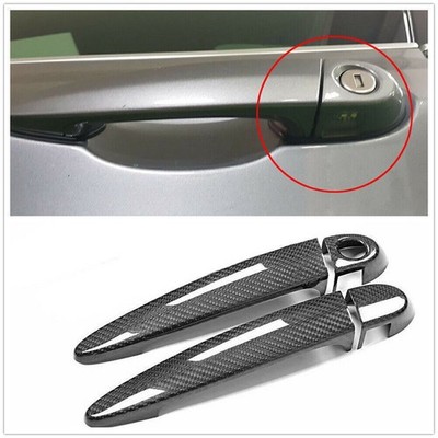 Für BMW F32 F33 F36 mit Intelligent Key Türgriffrahmen Abdeckung Kohlefaser Neu