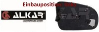 Alkar 6401417 Spiegelglas FüR AußEnspiegel Links FüR Opel