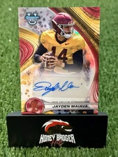 2024-25 Bowman Best University Jayden Maiava RC Rookie Chrome Auto Autograph