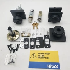 Schlage FB55 N G BWE 622 COL Single Cylinder Deadbolt, Matte Black