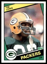 1984 Topps #271 Tim Lewis RC Packers 1984 Topps #271 Tim Lewis RC Packers