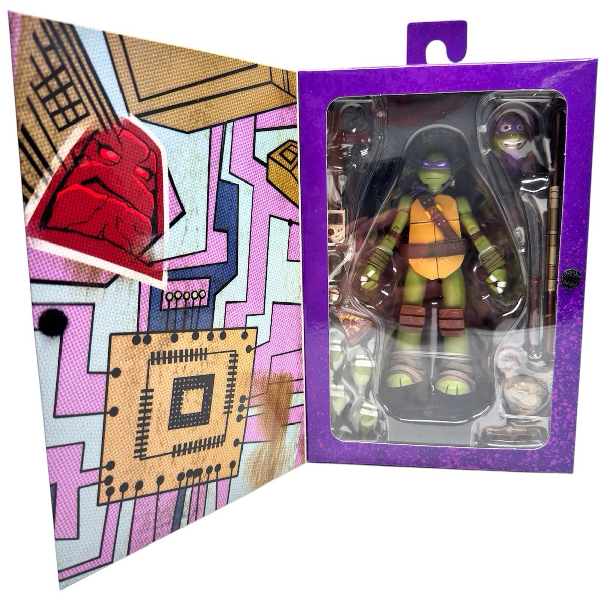 NECA TMNT Ninja turtles Donatello 2012 Cartoon Action Figure