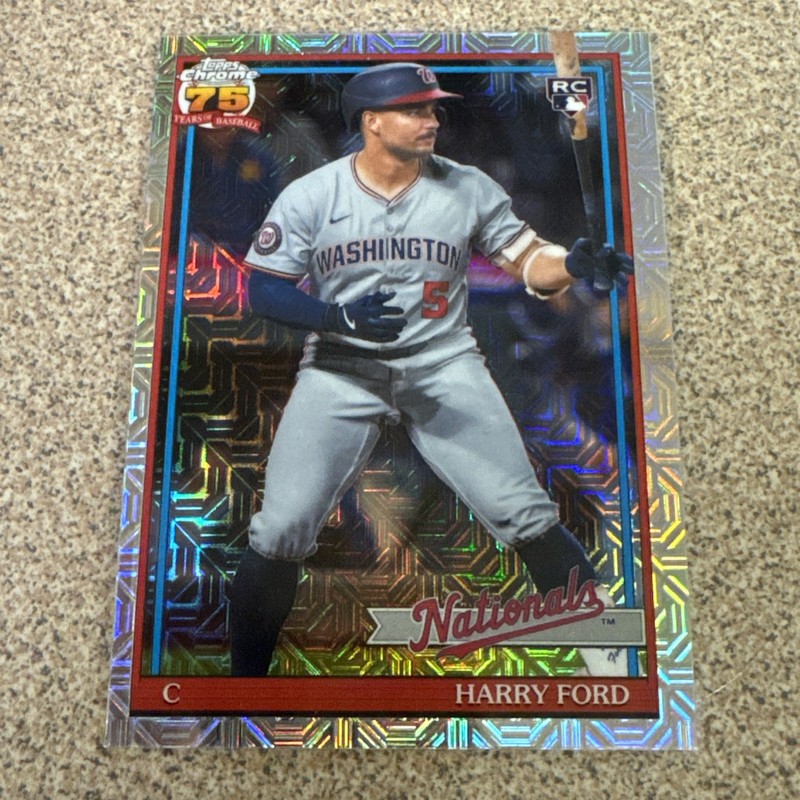 2026 Topps Series 2 Silver Mojo Harry Ford Rookie #91C-47 Washington Nationals