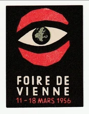 Austria - Vienna Fair label 1956(M)(F)