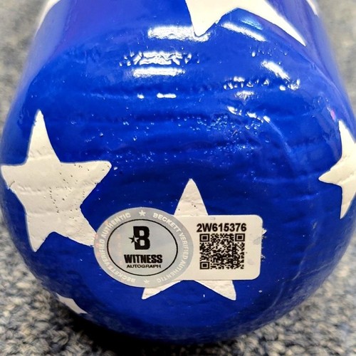 Rick Monday signed "Save the Flag 4.25.76" Custom USA Bat autograph Beckett BAS - Picture 3 of 3
