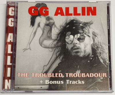 #ad GG Allin The Troubled Troubadour CD $13.45