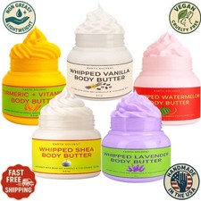 Manteca de Karité y Mango Manteca Corporal Batida 100% Pura Orgánica Natural y Vegana