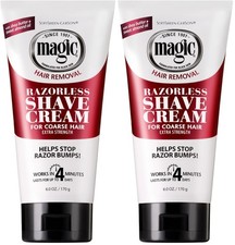 SoftSheen-Carson Magic Razorless Shaving 6 Ounce Pack of 2 , Extra Strength