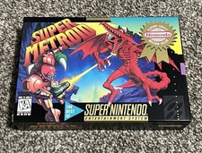 Super Metroid SNES CIB Complete NICE BOX Super Nintendo RARE Near Mint VGC LOOK!