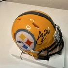 LeVeon Bell Pittsburgh Steelers Signed Mini Football Helmet JSA Cert