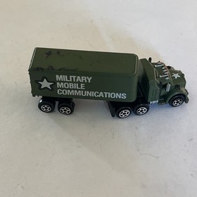 Micro Machines Semi Truck Military Mobile Communications used
