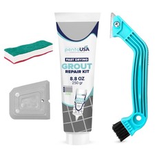 Grout Ready Mixed Tile Grout with Sponge Rake and Floater Reviver for Bathroom