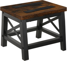 Wooden Step Stool for Adults and Kids, Step Stool for High Bed with Non-