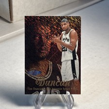 1997-98 Flair Showcase Grace Row 1 TIM DUNCAN #5 Rookie Card RARE Short Print. rookie card picture