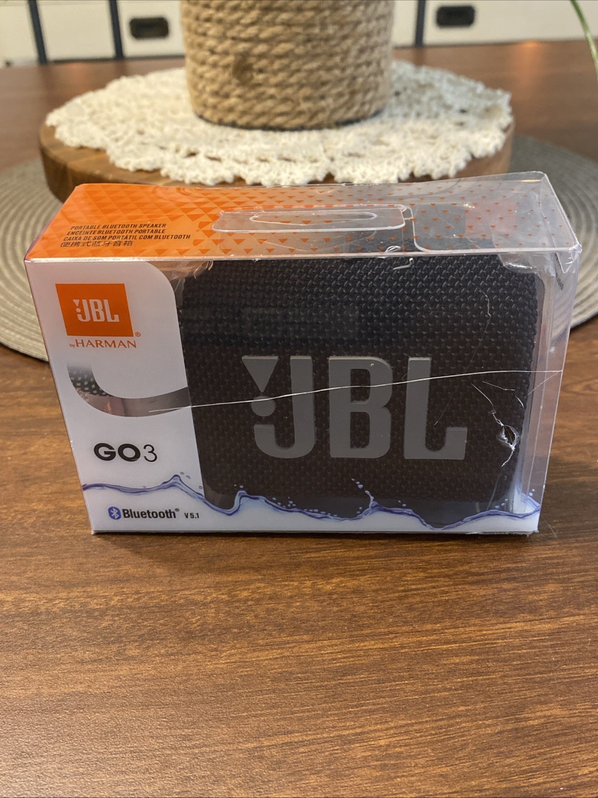 NEW Original Black JBL GO 3 Portable Wireless Speaker in Retail Pkg