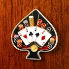 Coin 5g .999 Silver Spade Poker Design Round Bullion 5 Gram .999 Collectible