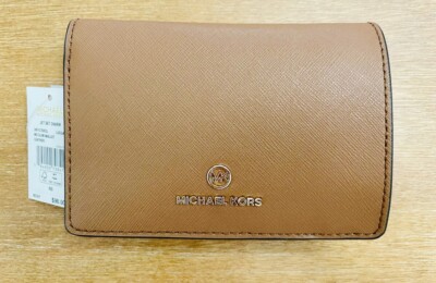 NWT MICHAEL KORS JET SET CHARM MD SLIM LEATHER