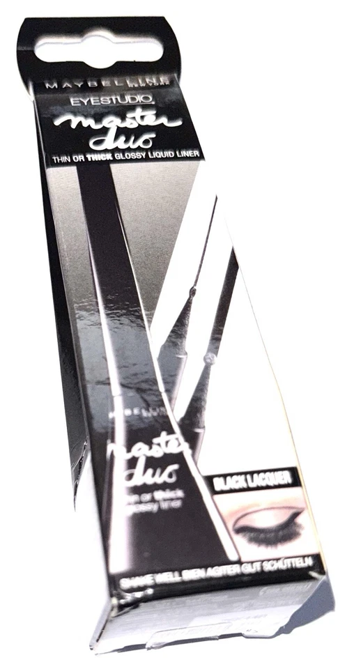 Maybelline master duo Thin or Thick Glossy Liquid Liner Black Lacquer - Bild 3 von 3
