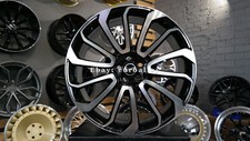 4 x 21 Inch 5x120 5669 Style Black Polished Wheels: Fits For Land Rover Defender