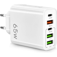 65W Multi Usb C LadegeräT 5 Ports Mehrfach LadegeräT 65W SchnellladegeräT USB-A