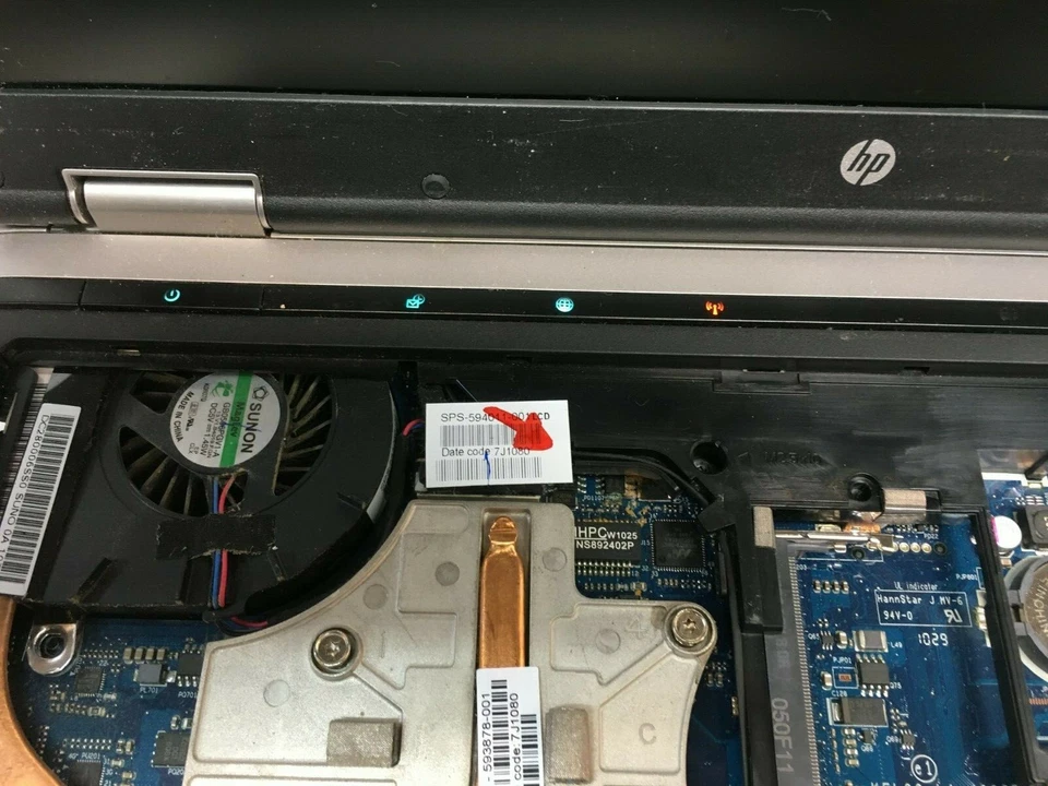 HP ProBook 6440b 14" Core i5 2.27GHz Laptop For Parts Powers On No video JR - Image 4 of 4