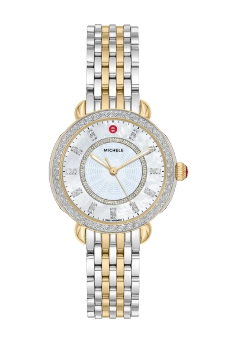 MICHELE Silver Case Wristwatches